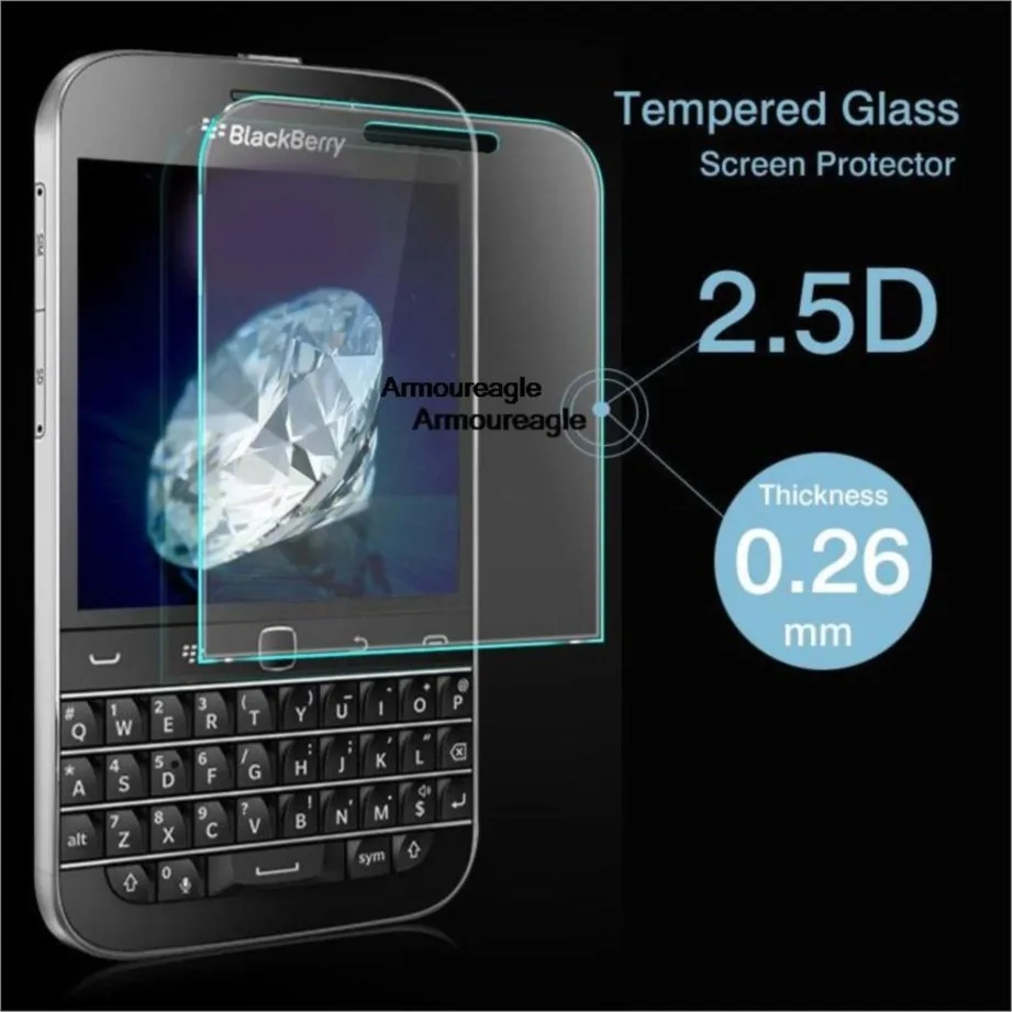 Защита для blackberry q20 9h Закаленное стекло Защитная пленка Взрывозащищенная Защита экрана для blackberry q20 Защитная крышка