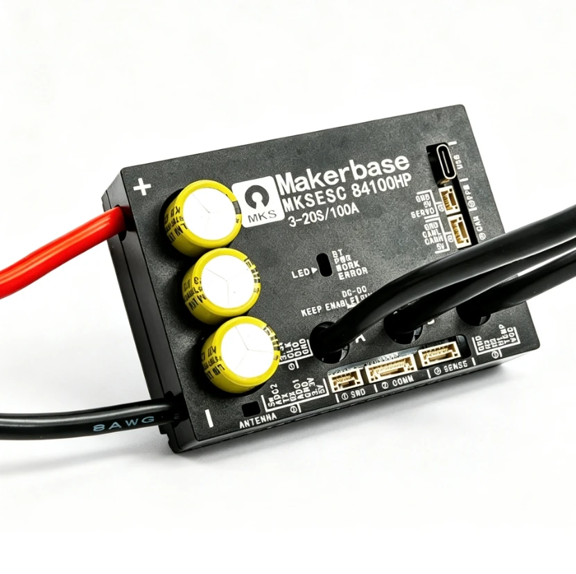 Makerbase VESC 84100HP 84V 100A High Current With Alu PCB Based on VESC For E-Foil Fight Robot Surfboard AGV Robot