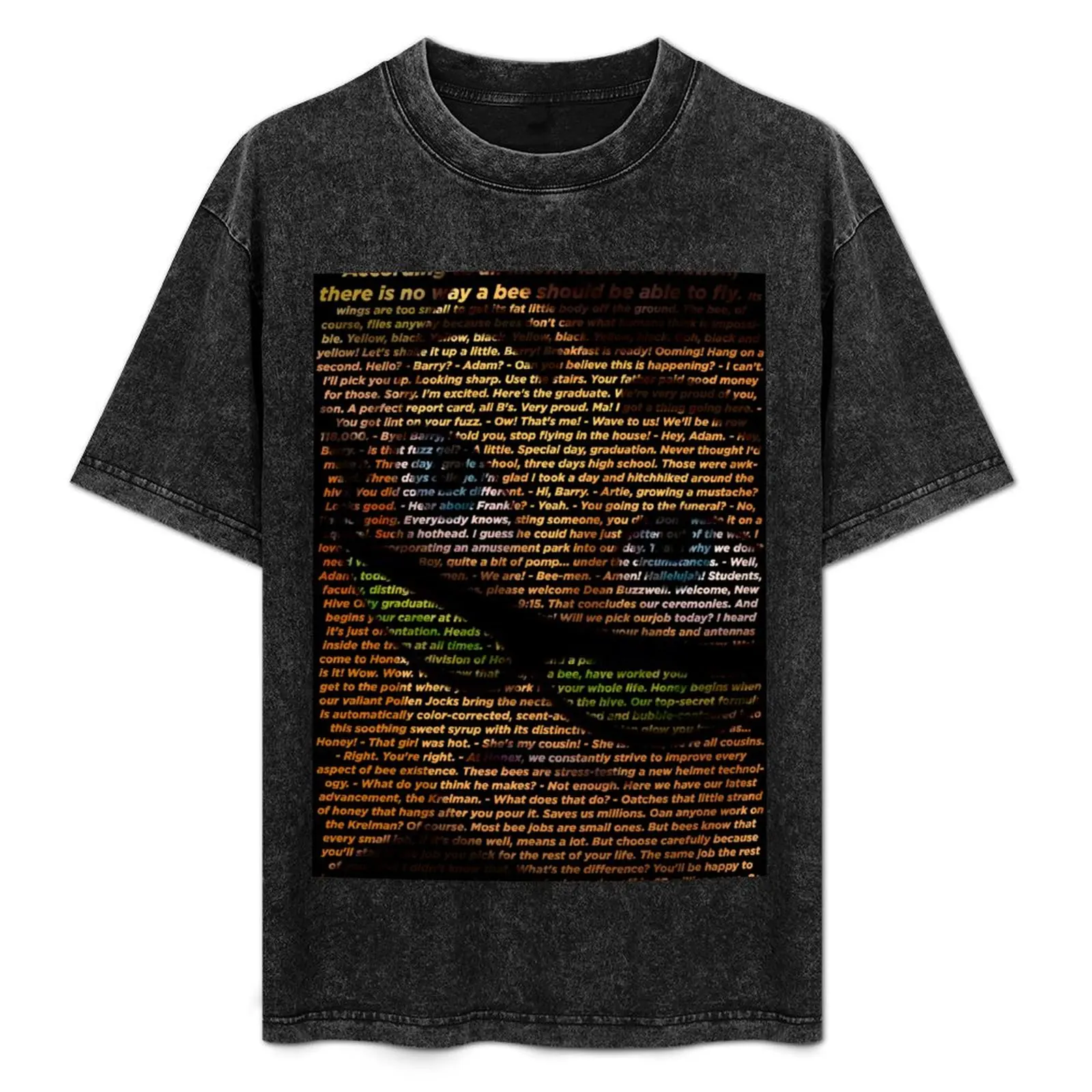 

bee movie script ( you can read it) high quality T-Shirt Lightweight Running Sports T-Shirt