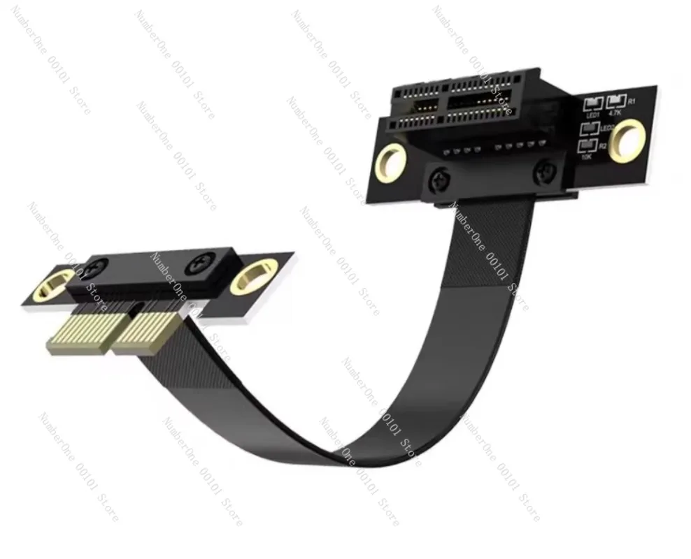 

Удлинительный кабель PCI-E без потерь Сетевой интерфейс/звуковая карта Адаптер расширения PCIEx1–x1