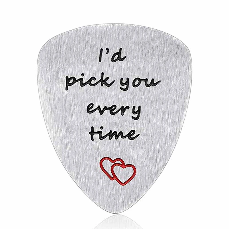 Guitar Picks Gifts Gift Guitar Pick For Musician Husband Boyfriend Dad, Wedding Valentine's Day,Gift For Him.