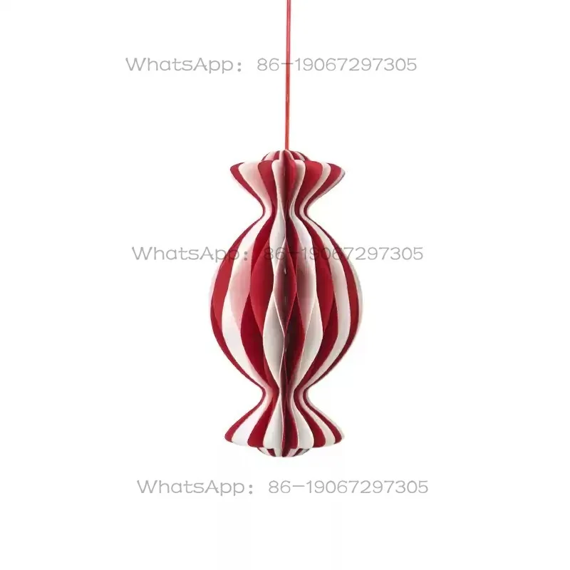 Christmas Decoration Special-shaped Cardboard Honeycomb Ball Pendant Pendant Holiday Window Scene Decoration