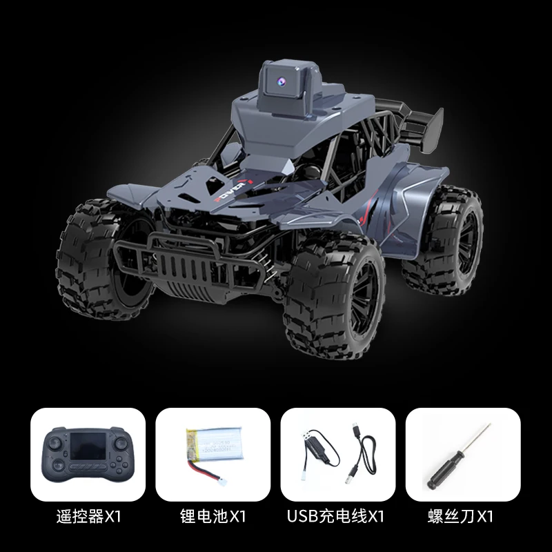 Rc Car With Camera Live Video On Lcd Remote Fpv Real Time Transmission Take Photos Videos Voice Chat 2.4g For Kids Adults