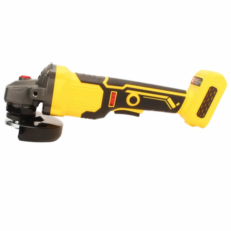 Brushless Cordless Angle Grinder 6 Variable Speed 4 Gear Mode 125mm for Dewalt 20V Batteries Bare Tool