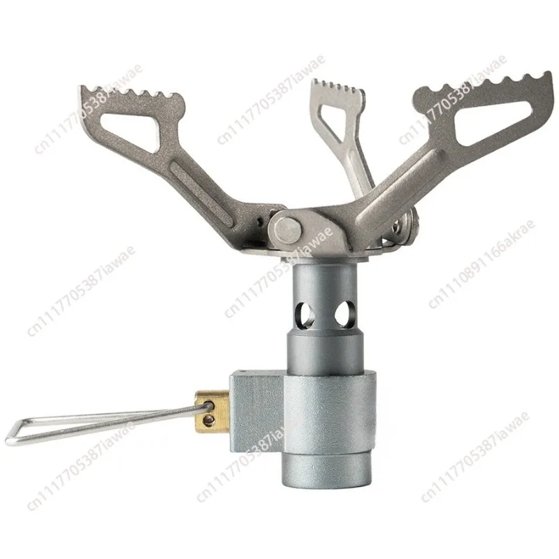 3000T Titanium Camping Gas Stove Foldable Lightweight Mini Burner Intense Fire Outdoor Hiking Backpacking Picnic Portable Cooker