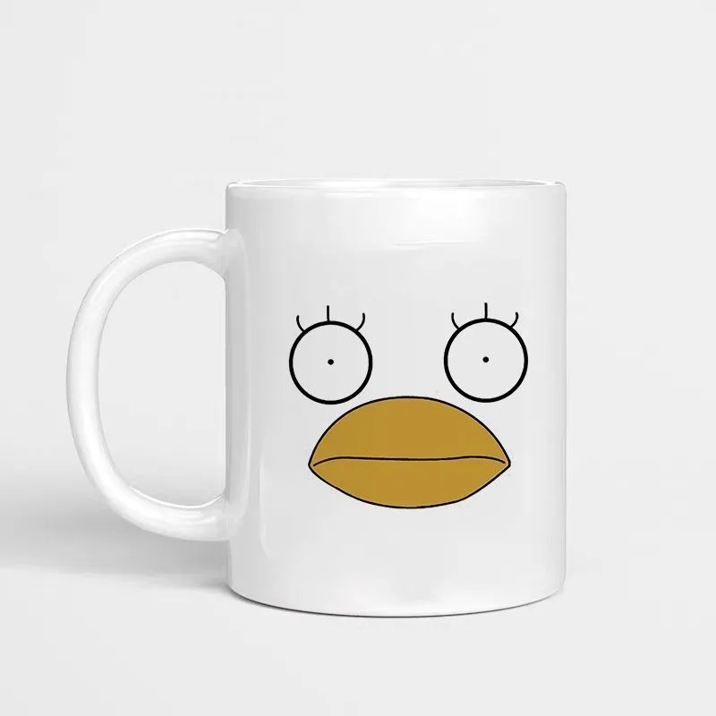 400ml Gintama Anime Peripheral Ceramic Mug Cartoon Character Coffee Cup Creative Water Cup Home Office Daily Drinking Gift