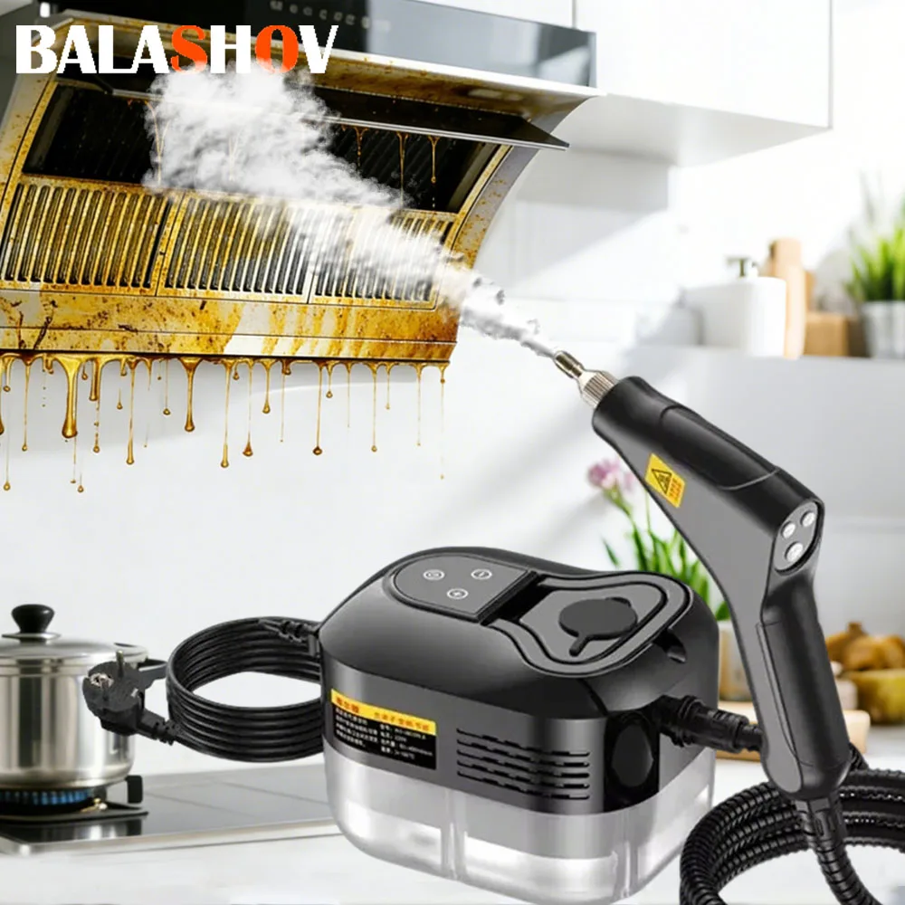 Limpiadores de Vapor Portátiles de Alta Temperatura y Presión, Aire Acondicionado, Campana de Cocina, Máquina de Limpieza a Vapor para Autos, Limpieza de Pisos