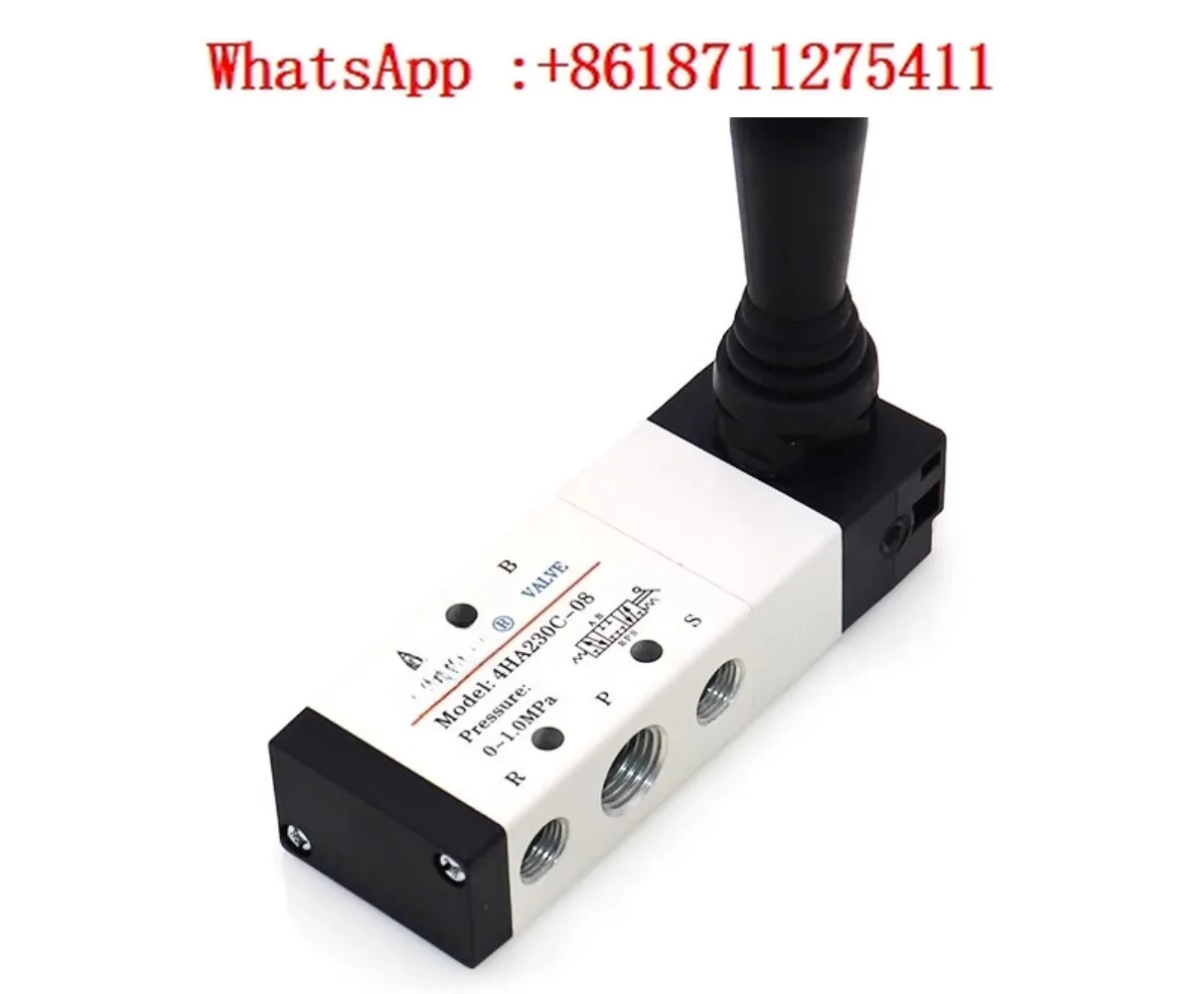 

Pneumatic hand plate valve 4HA230C-08 manual valve 3 position 5 way cylinder reversing air valve 4HA330C-10