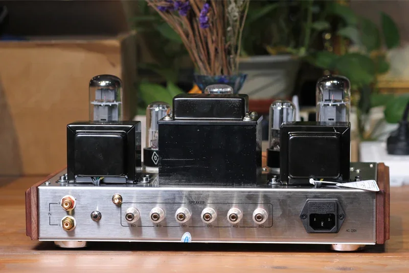 Himing Mona Rivlas EL34 เครื่องขยายเสียงหลอดHIFI EXQUIS Rivalsไม้รุ่นIntegrated Single-Ended Handmade Amp MN34W