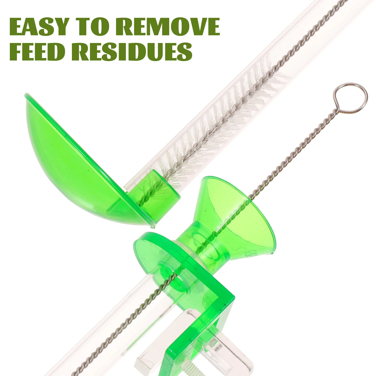 

Transparent Aquarium Fish Shrimp Feeder Tank Accessories Multifunctional Acrylic Feeding Dish Adjustable Length Explosion Proof
