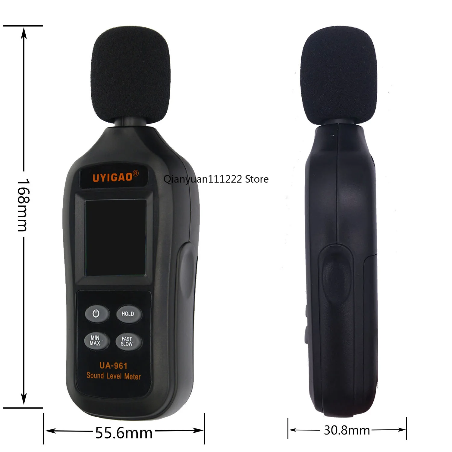 High Sensitivity Decibel Meter, Portable Noise Detector, Digital Display Sound Level Meter, Color Screen, Digital Noise Meter