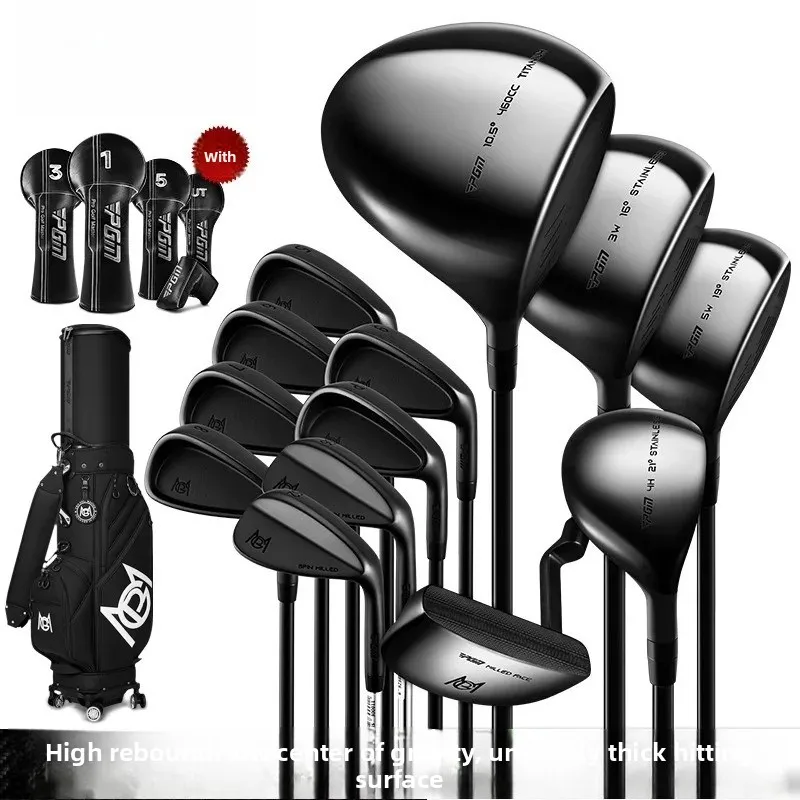 

Golf Clubs Full Set of High-end Men's Sets of 13 Sets, Ultra-light Carbon Rods with High Rebound