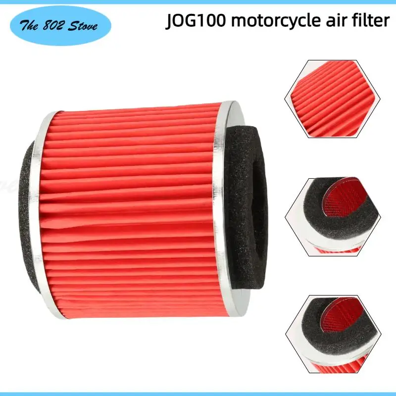 JOG100 air filter is used to protect the motorcycle engine and filter the intake air.