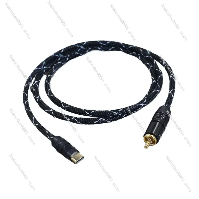 

USB To RCA Coaxial Lightning To Lotus for IPhone Huawei Oppo Android Vivo Type-C To Coaxial Audio Cabl SPDIF