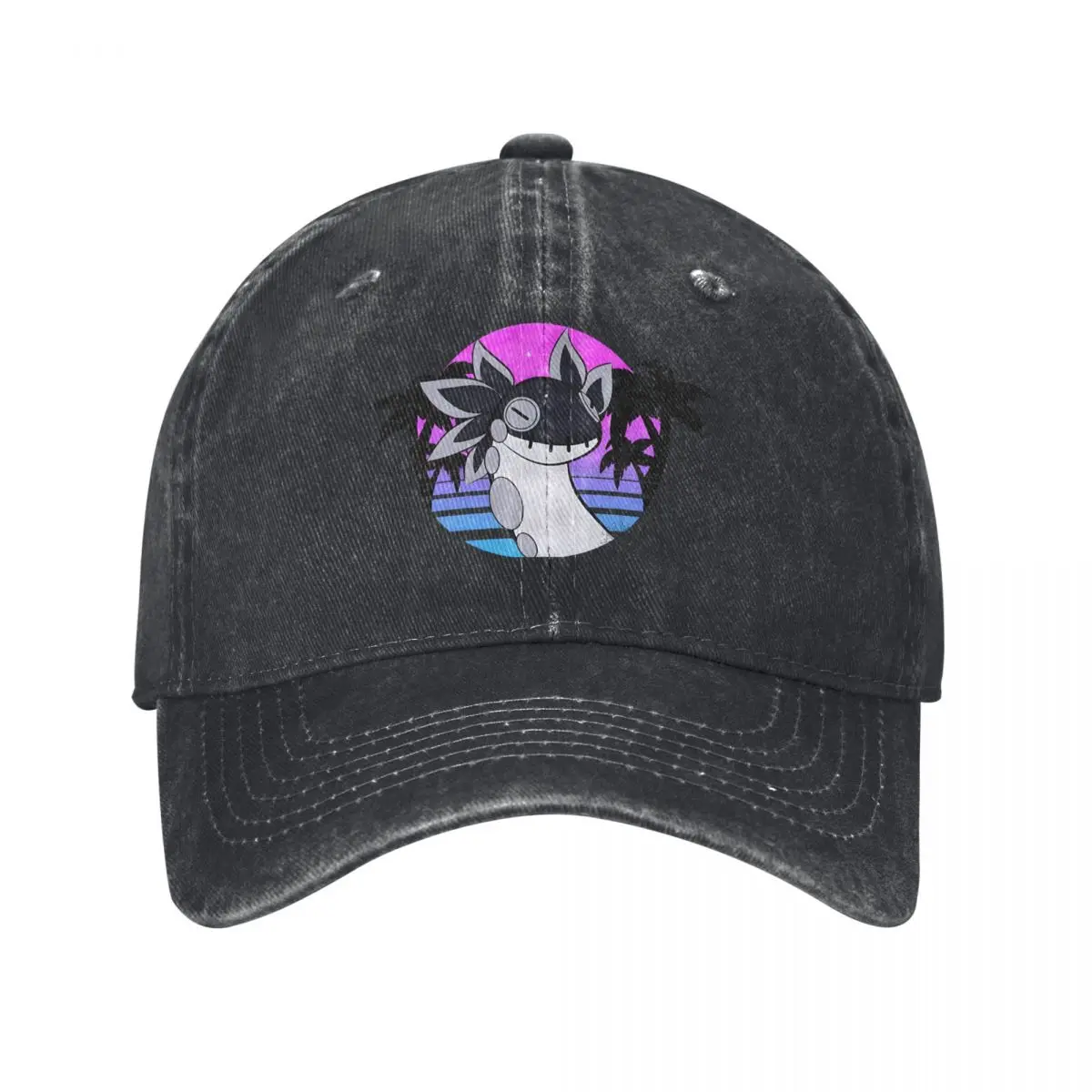 Washed Men's Baseball Cap Vaporwave Wiggler MHW Trucker Snapback Caps Dad Hat MonsterHunter Golf Hats