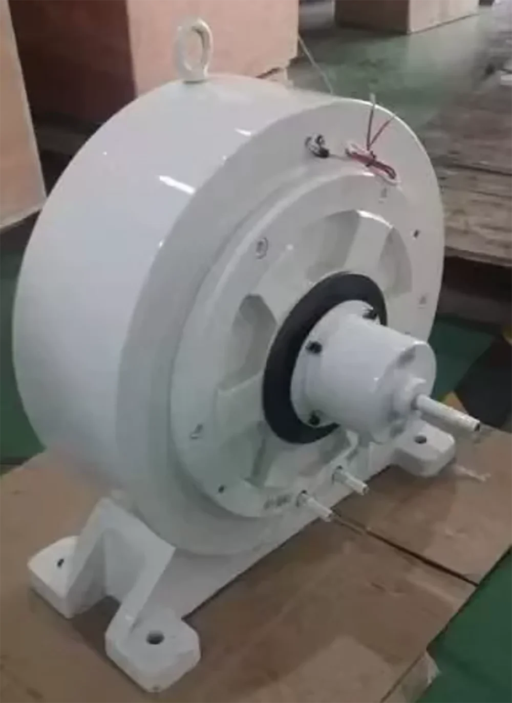 630NM Double Water Cooled Single Axis Magnetic Powder Brake,  with Base 24V