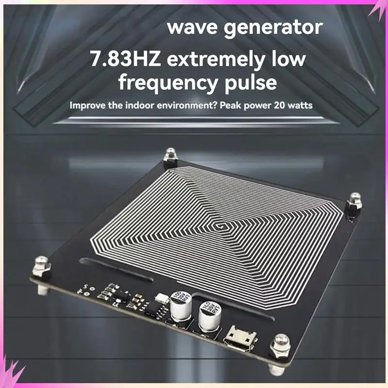 B50c para schumann onda 7.83hz gerador de sinal gerador de pulso de baixa frequência dispositivo de frequência de ressonância de terra