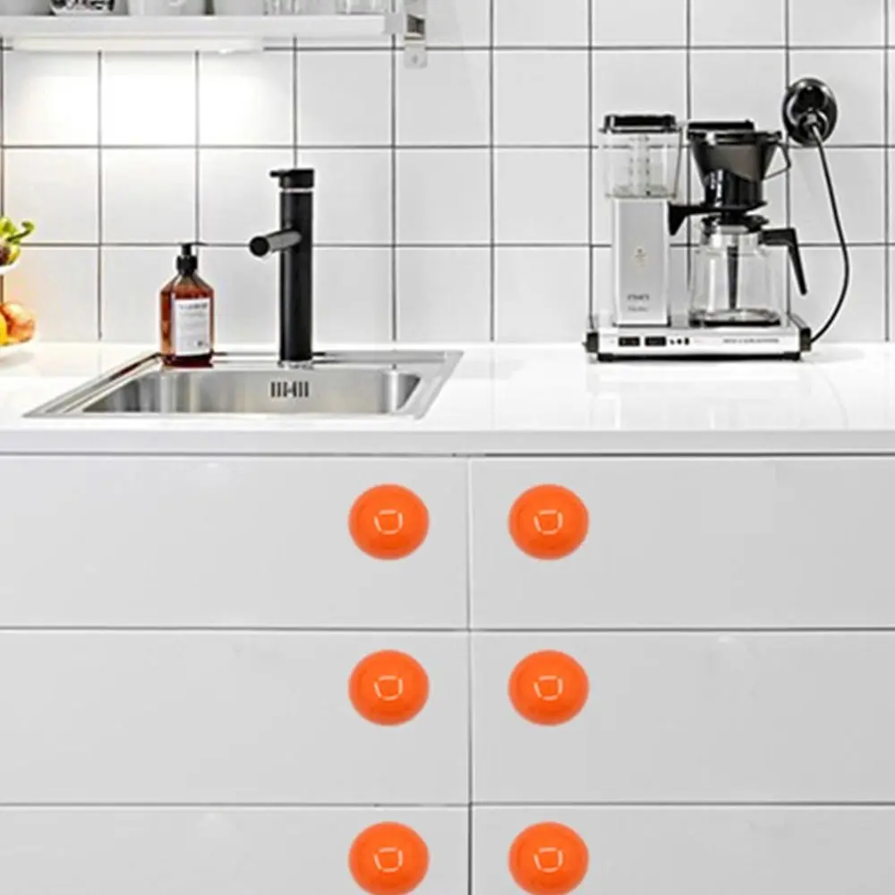 Fashion Single Hole Colorful Ceramic Knob Round Candy Color Door Knob Pull Handles Bottle Cap Drawer Knobs Furniture