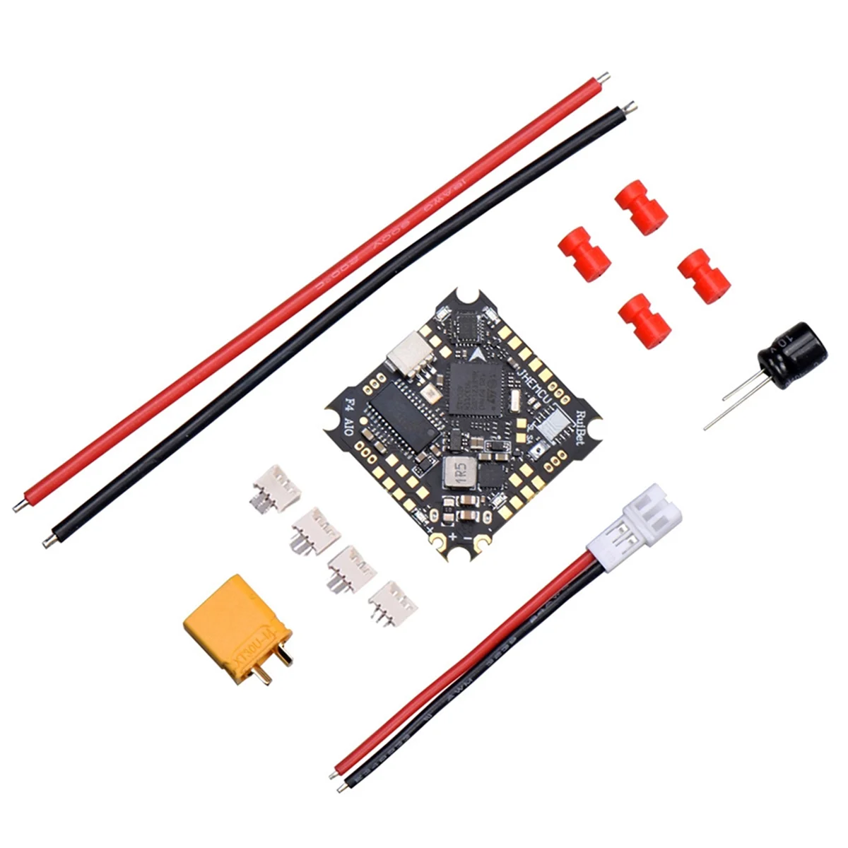 AT42 Ruibet F4AIO 12A F411 Flight Controller BLHELIS 12A 4in1 ESC Board 1-2S for FPV Freestyle Tinywhoop Cinewhoop Drone