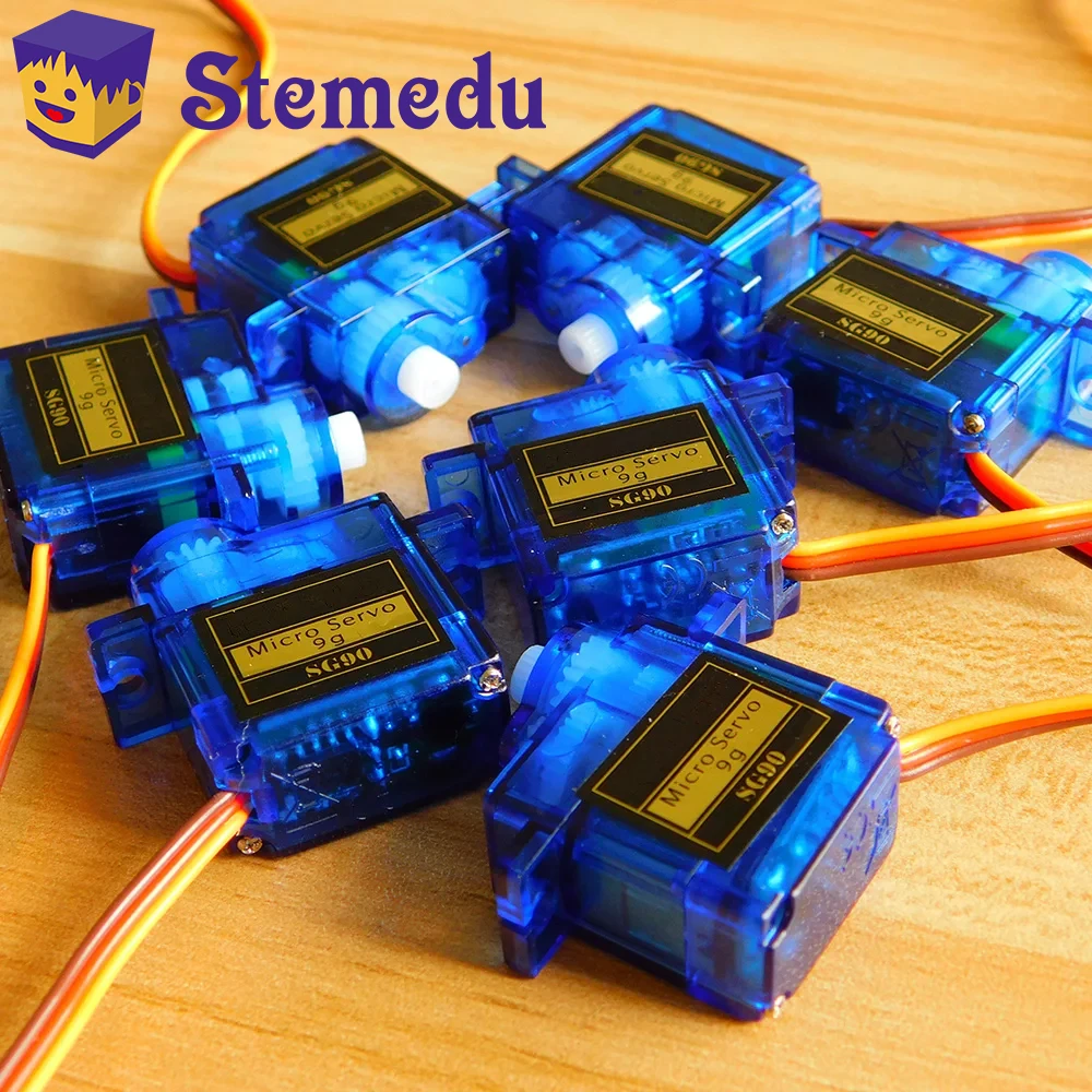 2/5/10/100 teile/los sg90 mini 9g mikro servomotor für arduino rc auto modell roboter 6ch hubschrauber flugzeug steuert diy spielzeug drohnen