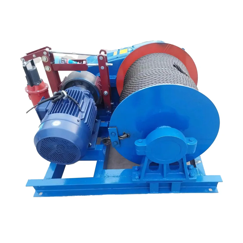 High Speed Remote Control Heavy Duty Electric Winch With Synthetic Rope
