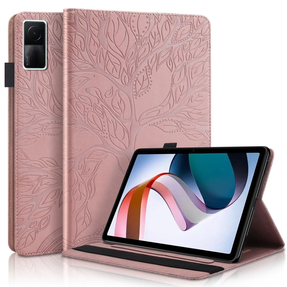 For Xiaomi Redmi K pad  8.8 inch pad SE 112024 Tablet Cover Tree Imprinted Wallet Stand Case Funda For POCO Pad Tablet Case 2024