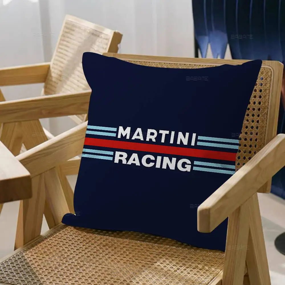 M-Martinis سباق وسادة هدية ديكور غرفة نوم المنزل أريكة غطاء وسادة السيارة 45x45 #5