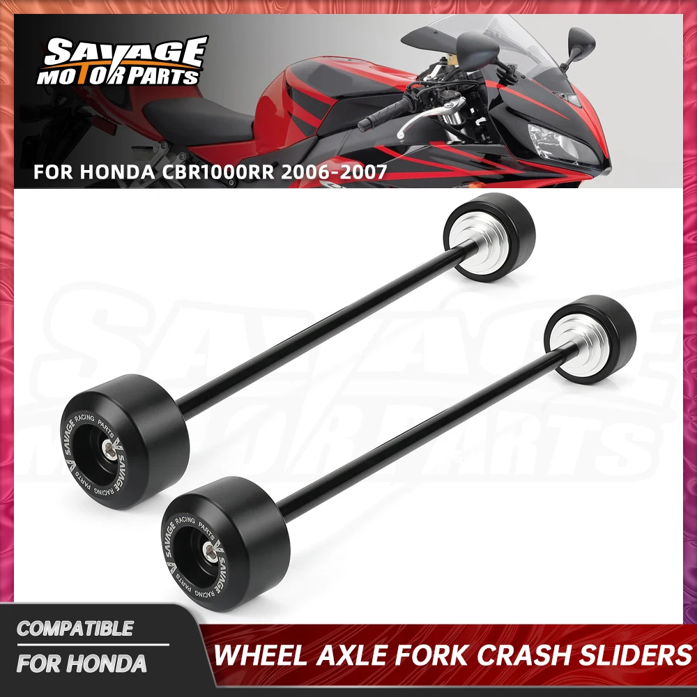 

CBR1000RR вилка заднего колеса, ползунки для Honda CBR1000RR 2006-2007, аксессуары для мотоциклов, ступица переднего колеса, защита от столкновений