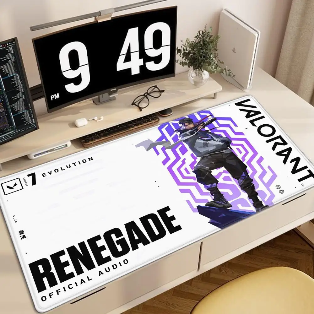 

Large Gaming Mousepad Valorant ISO XXL New Keyboard Pad Gamer Mouse Pad on The Table Speed Desk Mat Anime 900x400 Mouse Mats