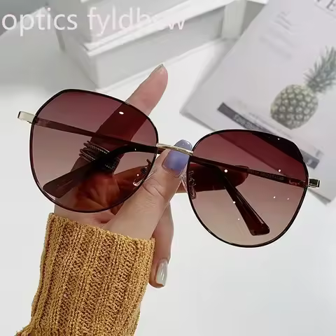 Women's Sunglasses Myopia Metal Sun-Shade Glasses Polarized Sunglasses Hyperopia Read +50+75+100+125+150+175+200+225+250+275+300