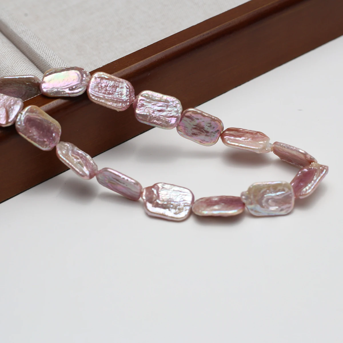 12x16mm Square Baroque Purple Natural Freshwater Pearl Loose Beads for Jewelry Making Supplies DIY Necklace Bracelet Accessories - Image 5