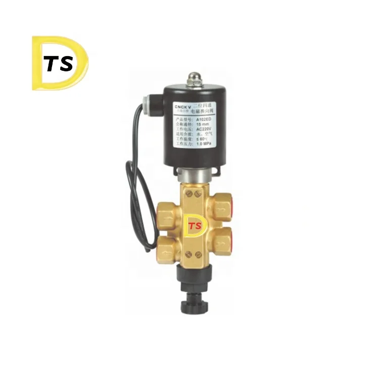 Waterproof Outdoor Use Two-way Four-way Stainless Steel Brass Water Solenoid Valve