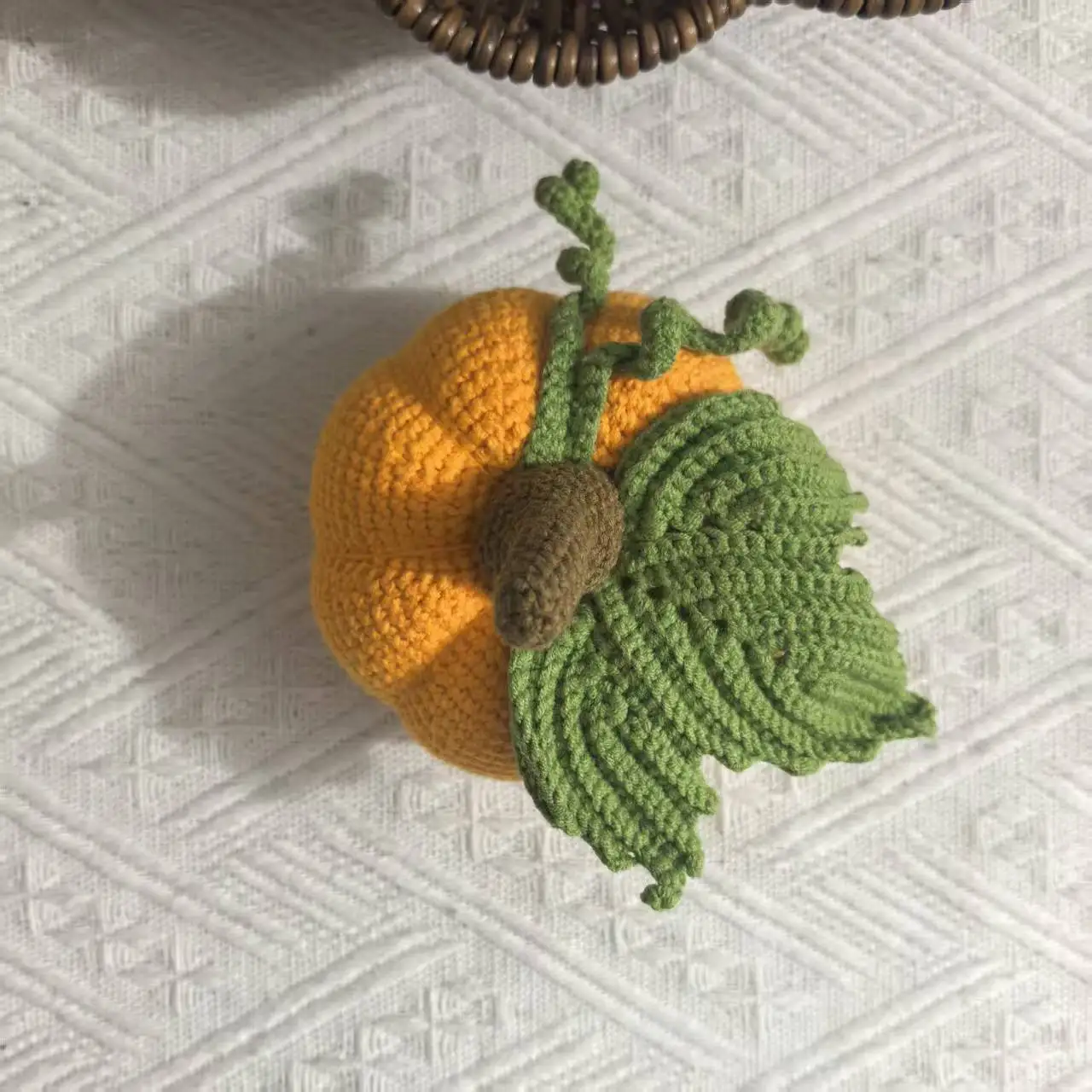 Halloween Häkel-Kürbisse Fertige Handgemachte Gewebte Kürbisse Kreative Gestrickte Gemüse Halloween-Dekoration – Detail 5
