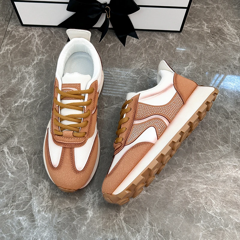 Women Casual Walking Shoes Summer Flat Lace Up Leather High Quality Sneakers Fashion Tenis Feminino Loafers Woman Sports Zapatos