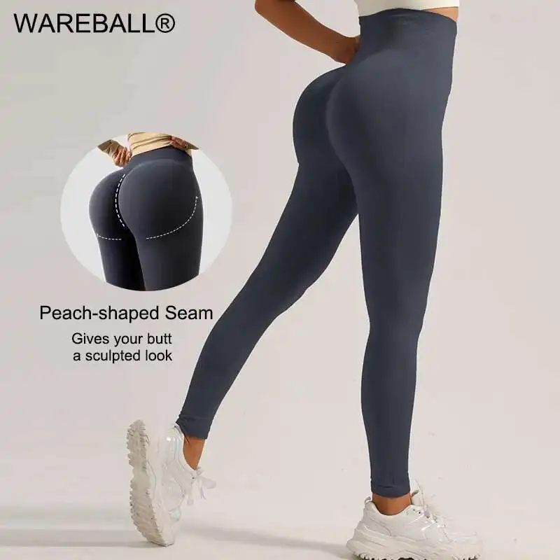 Pantalones de Yoga de entrenamiento para mujer, medias sin costuras, Control de barriga, levantamiento de glúteos, cintura delgada, gimnasio, Fiess, mallas deportivas para chica