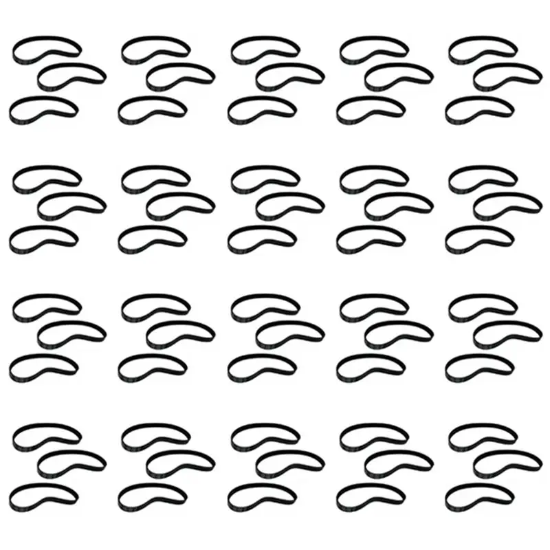 A64T 60Pcs 390-12 Drive Belt Durable Thickened Rubber Drive Belt for Electric Bike E-Bike Scooter Motorcycle