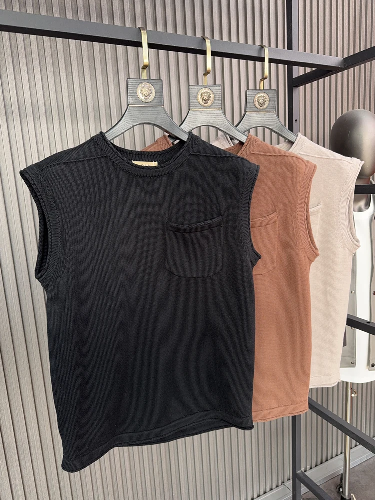 Svip الفاخرة محبوك القطن سترة مريحة جولة Ne عارضة Sle الرجال سترة Faionable الخريف الشتاء الدافئة أعلى