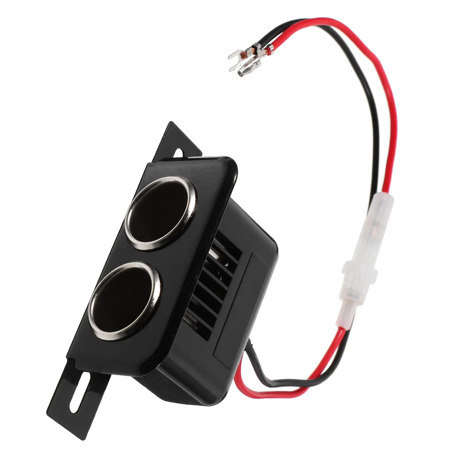 Cigarette Lighter Splitter Adapter 12V Car Socket Power Outlet with Overload Overheat Short Circuit Protection for Multiple