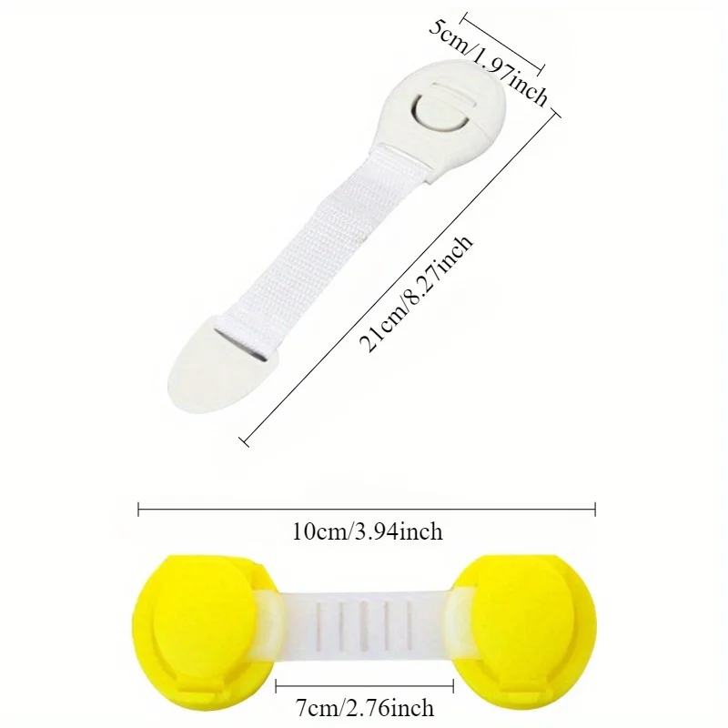 10pcs Child Safety Cabinet Lock Baby Proof Security Protector Drawer Door Cabinet Lock Plastic Protection Kids Safety Door Lock