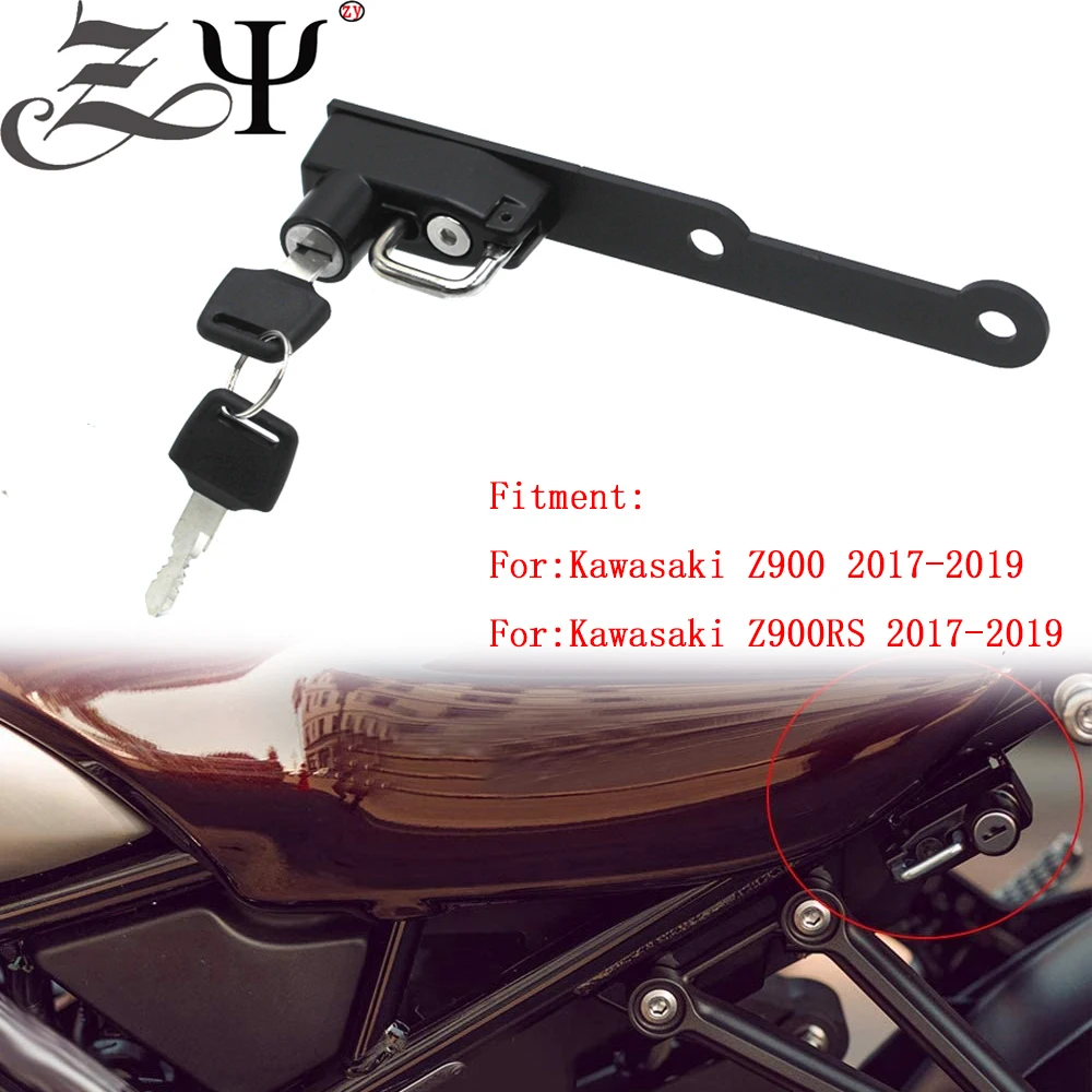 

Motorcycle Helmet Lock Anti-Theft For Kawasaki Z900 Z900RS Z 900 RS Cafe 2017 2018 2019