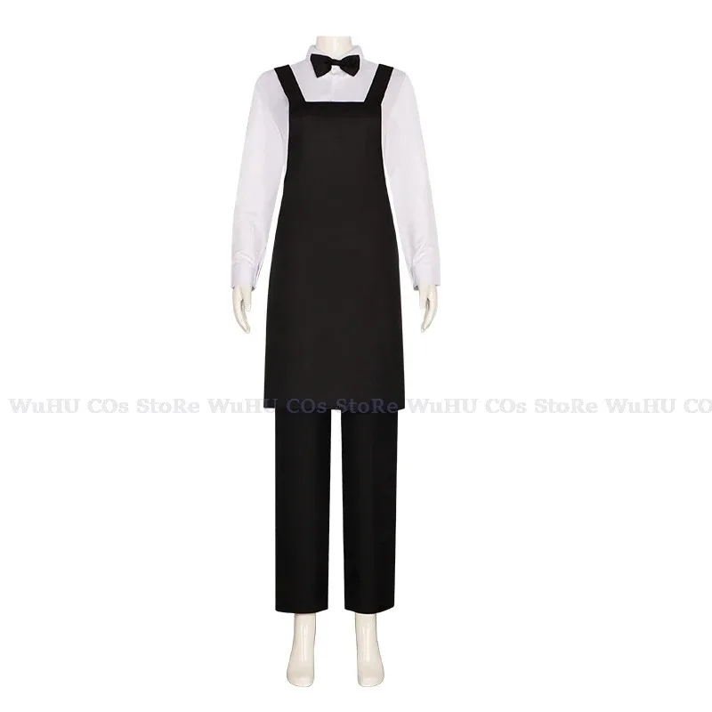 2025 Kobeni Higashiyama أنيمي بالمنشار الموسم 2 تأثيري ازياء شعر مستعار أسود دبابيس الشعر النادل نادلة موحدة الشيطان هنتر الزي