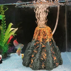 Volcano Shape Aquarium Fish Tank Decor oxygen pump air bubble stone Air Pump Drive Fish Tank Toy aquarium Ornament Decoration