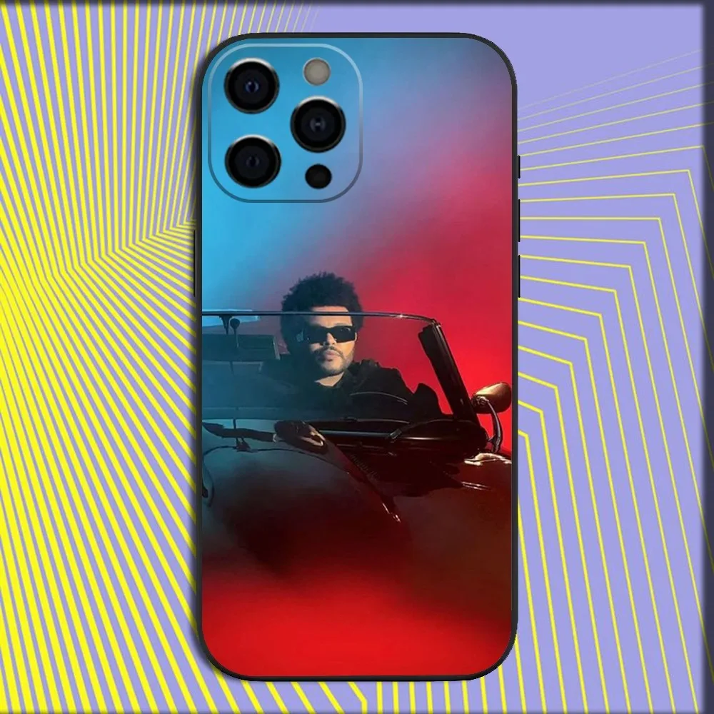 The W-Weeknd XO Phone Case For iPhone 16,15,14,13,12,11,Pro,X,XS,Max,XR,Plus,Mini Soft Black Cover