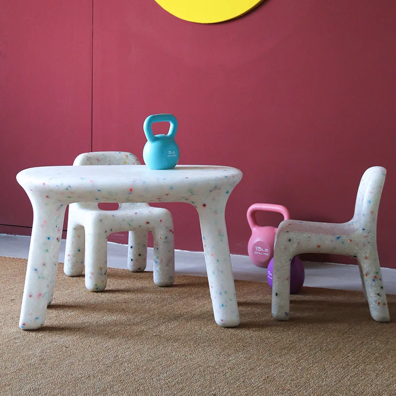 โต๊ะเล่นเด็ก ชุดโต๊ะเก้าอี้กิจกรรมสำหรับเด็ก ทนทาน ใช้กลางแจ้ง เฟอร์นิเจอร์เด็ก อนุบาล โต๊ะพลาสติกสำหรับเด็กเล็ก