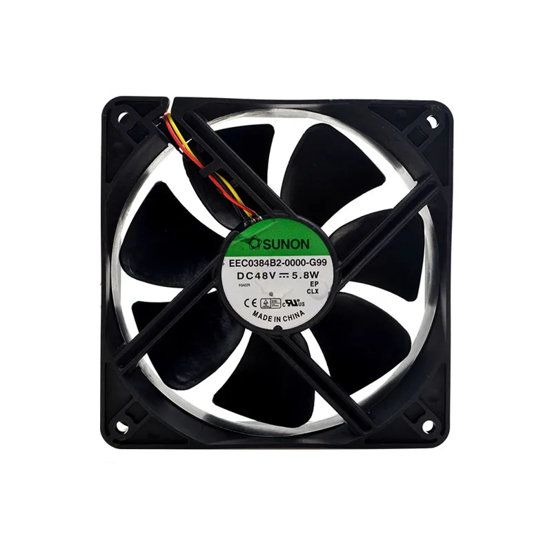 

НОВЫЙ ОРИГИНАЛЬНЫЙ EEC0384B2-0000-G99 48 В 5,8 Вт 12038 120*120*38 мм 12 см охлаждающий вентилятор радиатор