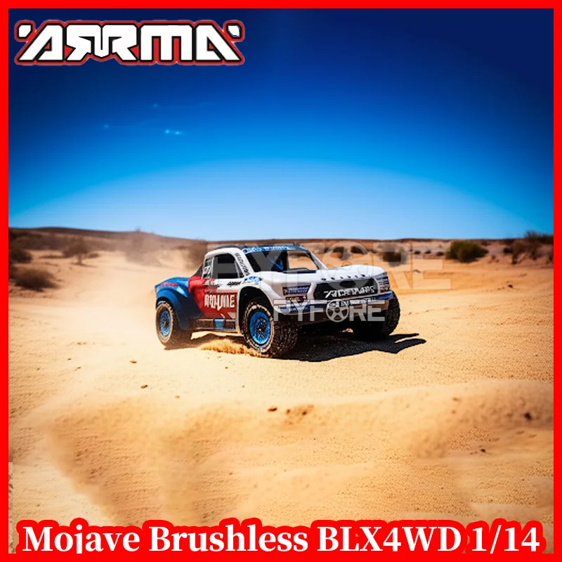 ARRMA Mojave GROM Бесщеточный 4WD масштаб 1/14 Грузовик пустыни с дистанционным управлением Электрический автомобиль с дистанционным управлением RC Гусеничные радиоуправляемые автомобили для взрослых детские игрушки