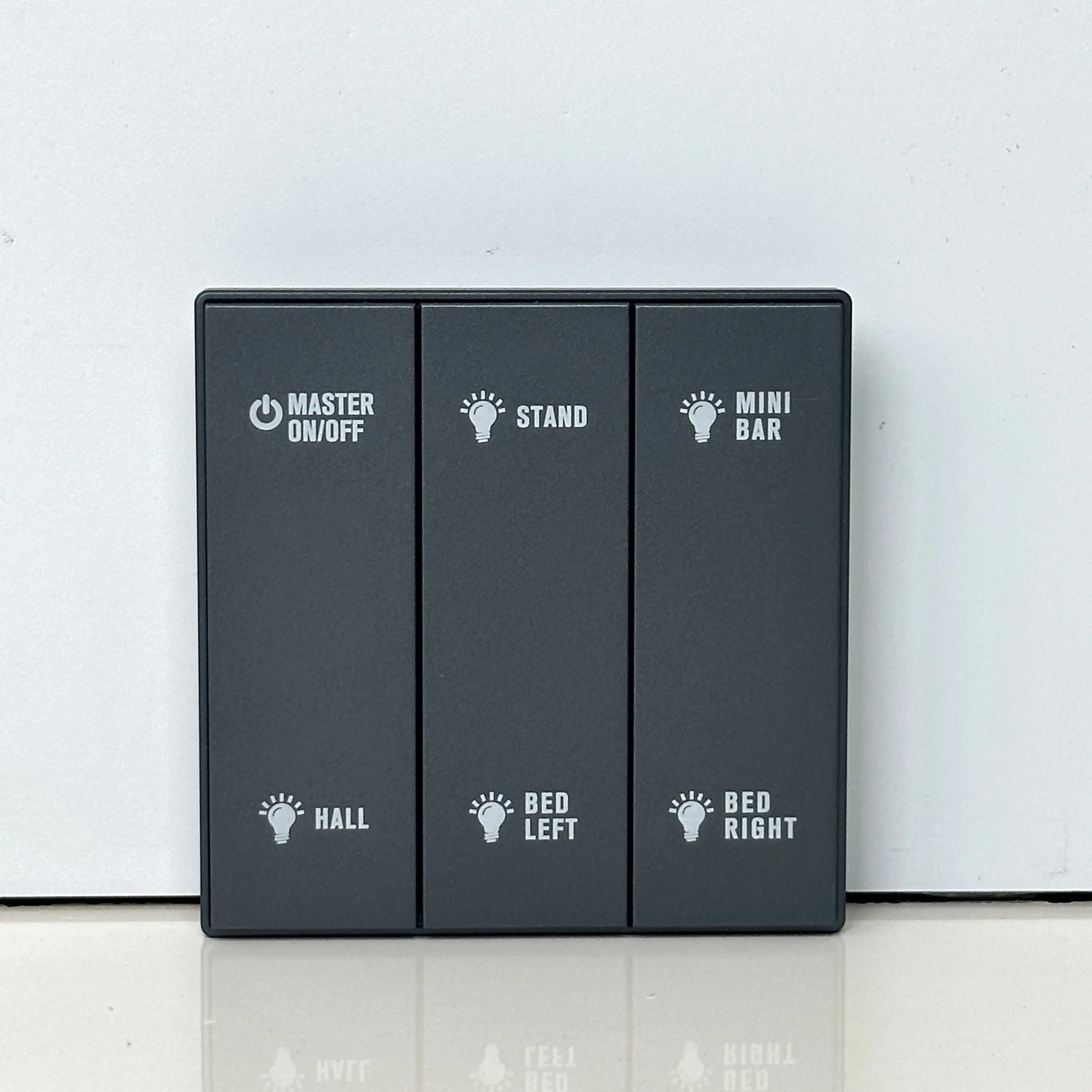 Hotel Room Intelligent Control System RS485 Lighting Solution 220V Hotel Light Wall Switch