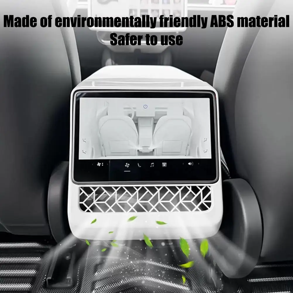Für Tesla Model YL Y Juniper Model 3 Highland 2026 2025 Rücksitz-Bildschirmschutz Lüftungsgitter AC-Abdeckung Dekor-Modifikationsteile – Detail 20