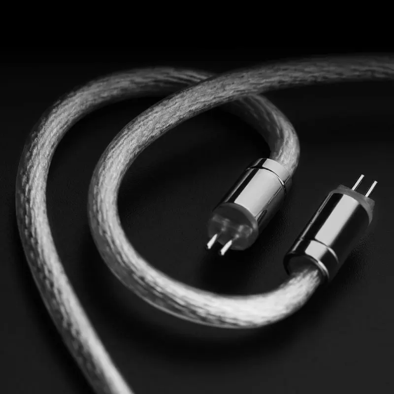 SIMGOT LC7 OFC Silver Plated IEM Upgrade Cable Single 18AWG HiFi IEM Cable for In Ear Monitor Audiophile