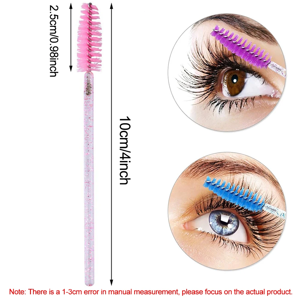 Einweg Wimpern Pinsel Verlängerung Lash 100/300Pcs Pinsel Make-Up-Tool Für Mascara Wands Applikator Spooler Werkzeuge Großhändler